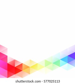 Colorful Grid Mosaic Background, Creative Design Templates