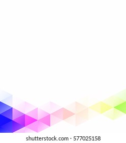 Colorful Grid Mosaic Background, Creative Design Templates