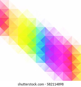 Colorful Grid Mosaic Background, Creative Design Templates