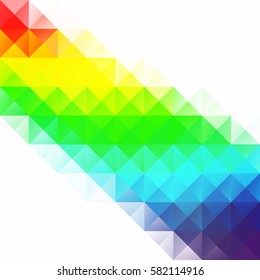 Colorful Grid Mosaic Background, Creative Design Templates