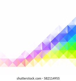 Colorful Grid Mosaic Background, Creative Design Templates