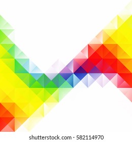 Colorful Grid Mosaic Background, Creative Design Templates