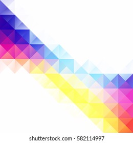 Colorful Grid Mosaic Background, Creative Design Templates