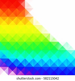 Colorful Grid Mosaic Background, Creative Design Templates