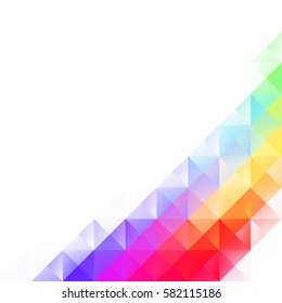 Colorful Grid Mosaic Background, Creative Design Templates