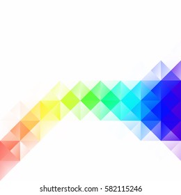 Colorful Grid Mosaic Background, Creative Design Templates