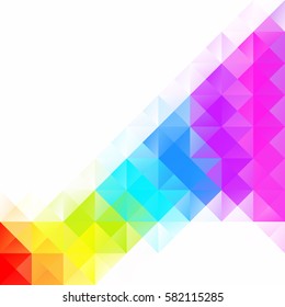 Colorful Grid Mosaic Background, Creative Design Templates