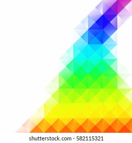 Colorful Grid Mosaic Background, Creative Design Templates