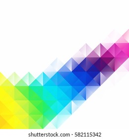 Colorful Grid Mosaic Background, Creative Design Templates