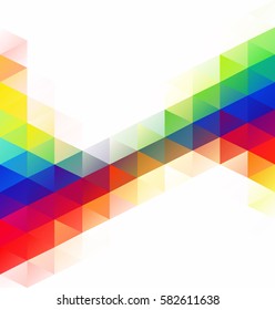 Colorful Grid Mosaic Background, Creative Design Templates
