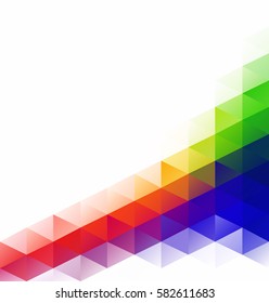 Colorful Grid Mosaic Background, Creative Design Templates
