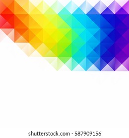 Colorful Grid Mosaic Background, Creative Design Templates