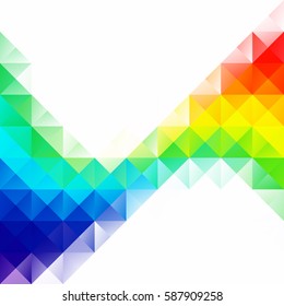 Colorful Grid Mosaic Background, Creative Design Templates