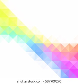 Colorful Grid Mosaic Background, Creative Design Templates