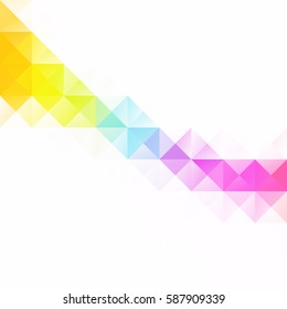 Colorful Grid Mosaic Background, Creative Design Templates