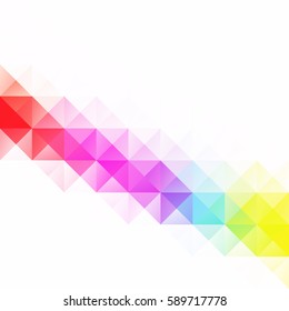 Colorful Grid Mosaic Background, Creative Design Templates
