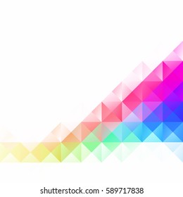 Colorful Grid Mosaic Background, Creative Design Templates