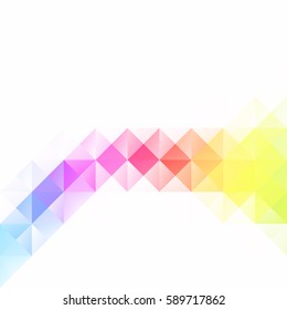 Colorful Grid Mosaic Background, Creative Design Templates