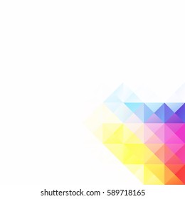 Colorful Grid Mosaic Background, Creative Design Templates