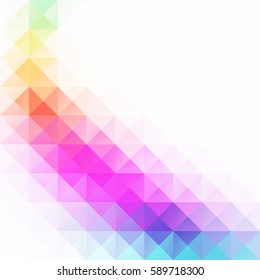 Colorful Grid Mosaic Background, Creative Design Templates