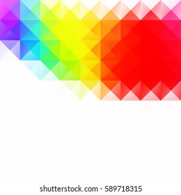 Colorful Grid Mosaic Background, Creative Design Templates
