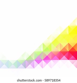 Colorful Grid Mosaic Background, Creative Design Templates