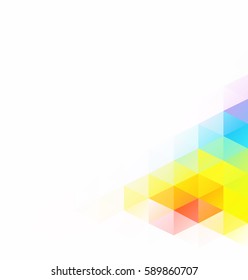 Colorful Grid Mosaic Background, Creative Design Templates