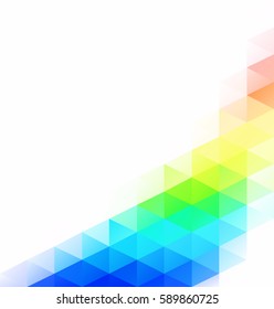 Colorful Grid Mosaic Background, Creative Design Templates