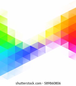 Colorful Grid Mosaic Background, Creative Design Templates