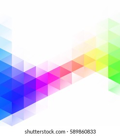 Colorful Grid Mosaic Background, Creative Design Templates