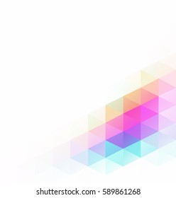 Colorful Grid Mosaic Background, Creative Design Templates