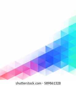 Colorful Grid Mosaic Background, Creative Design Templates