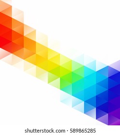 Colorful Grid Mosaic Background, Creative Design Templates