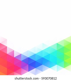 Colorful Grid Mosaic Background, Creative Design Templates