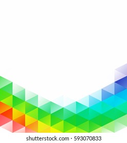 Colorful Grid Mosaic Background, Creative Design Templates