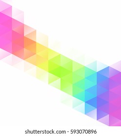 Colorful Grid Mosaic Background, Creative Design Templates