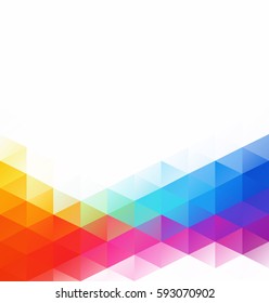 Colorful Grid Mosaic Background, Creative Design Templates