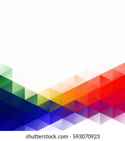Colorful Grid Mosaic Background, Creative Design Templates