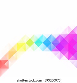 Colorful Grid Mosaic Background, Creative Design Templates