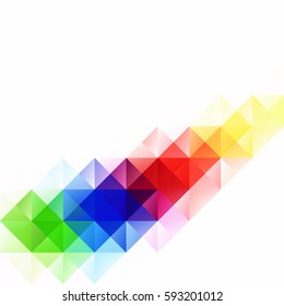 Colorful Grid Mosaic Background, Creative Design Templates