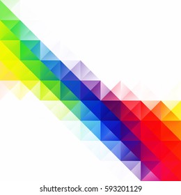 Colorful Grid Mosaic Background, Creative Design Templates