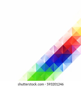 Colorful Grid Mosaic Background, Creative Design Templates