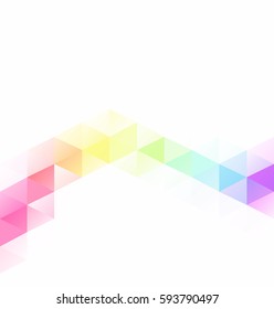 Colorful Grid Mosaic Background, Creative Design Templates