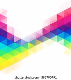 Colorful Grid Mosaic Background, Creative Design Templates
