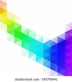Colorful Grid Mosaic Background, Creative Design Templates