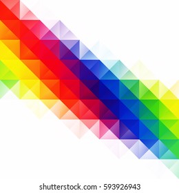 Colorful Grid Mosaic Background, Creative Design Templates