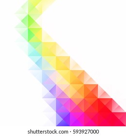 Colorful Grid Mosaic Background, Creative Design Templates
