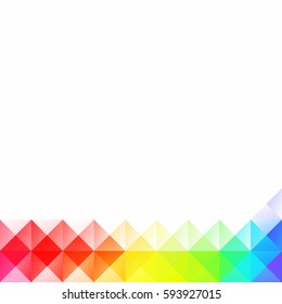 Colorful Grid Mosaic Background, Creative Design Templates