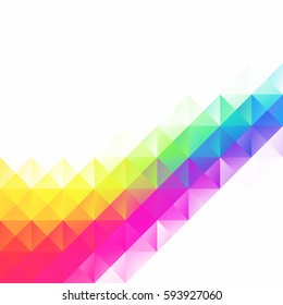 Colorful Grid Mosaic Background, Creative Design Templates