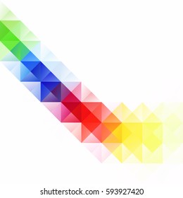 Colorful Grid Mosaic Background, Creative Design Templates